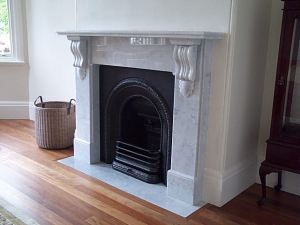 Carrara Marble Fireplace in Neutral Bay, NSW